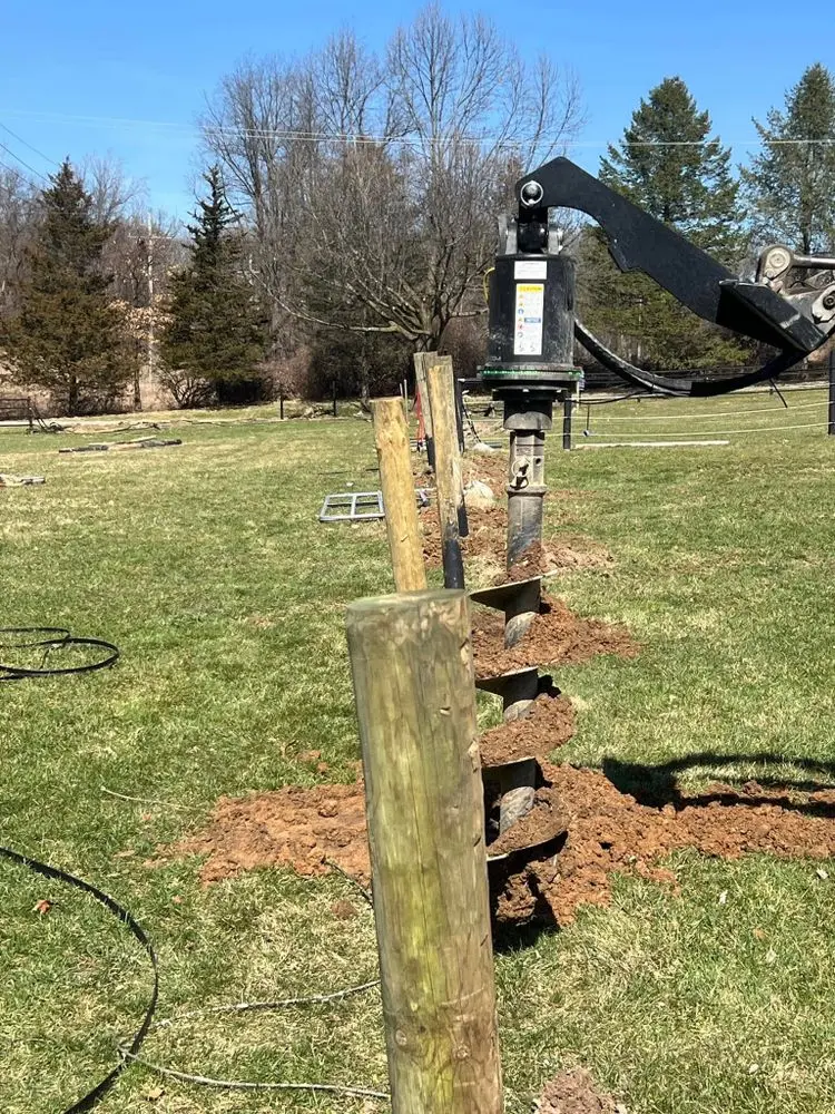 Fence Postholes